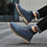 Botas de couro elegantes