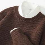 Camisola de malha de caxemira elegante