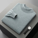 Camisola de caxemira com gola alta