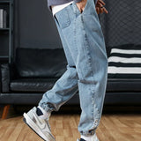 Calças de ganga Jogger elegantes
