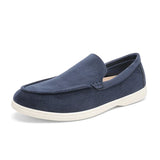 Mocassins casuais de camurça