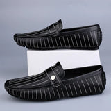 Mocassins de couro chiques