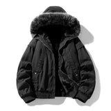 Casaco cargo elegante com forro polar