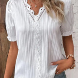 Mira Lace-Detail Top