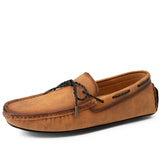Mocassins de camurça feitos à mão
