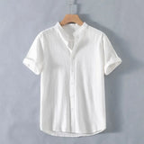 Camisa de algodão respirável