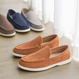 Mocassins casuais de camurça