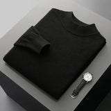 Camisola de caxemira com gola alta