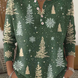 Manon | Camisola de Natal Quente com Estampa Festiva