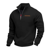 Camisola casual com fecho de correr