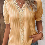 Mira Lace-Detail Top