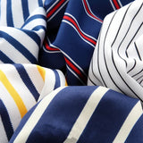Givalli - Camisa casual às riscas para homem