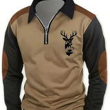 Camisola com fecho de correr vintage