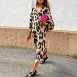 Lisa™ - Vestido com estampa de leopardo