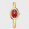 Dourado e vermelho