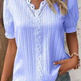 Mira Lace-Detail Top