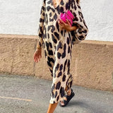 Lisa™ - Vestido com estampa de leopardo