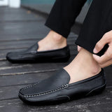 Mocassins de couro vintage