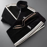 Conjunto de algodão elegante para homem