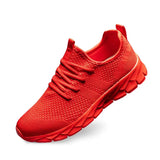 Sapatos Ultra-Confortáveis Respiráveis: Vermelho