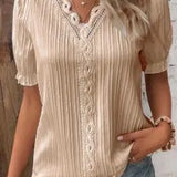 Mira Lace-Detail Top