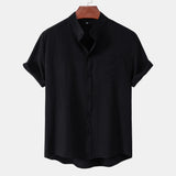 Camisa de verão elegante e respirável
