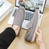 Mocassins casuais de camurça
