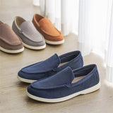 Mocassins casuais de camurça