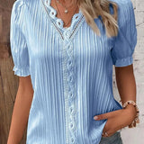 Mira Lace-Detail Top