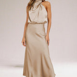 Moda Lusitana - Vestido Glamouroso Halter