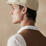 Moda Lusitana - Boné Masculino de Lã Estilo Clássico