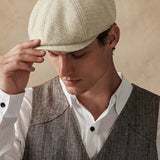 Moda Lusitana - Boné Masculino de Lã Estilo Clássico