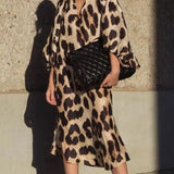 Lisa™ - Vestido com estampa de leopardo