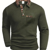 Camisa pólo com padrão
