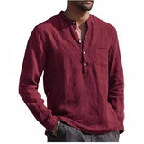 Camisa de algodão respirável