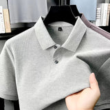 Camisa pólo casual de algodão