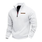 Camisola casual com fecho de correr
