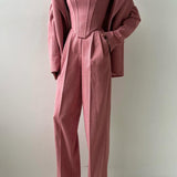 Dolce™ - Conjunto de três peças com blazer trespassado
