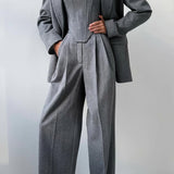 Dolce™ - Conjunto de três peças com blazer trespassado
