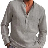 Camisa de algodão respirável