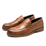 Mocassins de couro