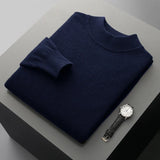 Camisola de caxemira com gola alta