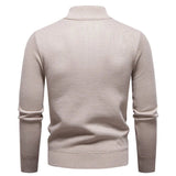 Camisola vintage com fecho de correr e malha