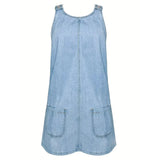 Moda Lusitana - Vestido descontraído com look de ganga