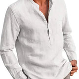 Camisa de algodão respirável