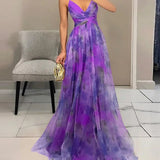 Moda Lusitana - Vestido Longo Floral Estilo Romântico