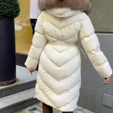 Elegant Casual Jacket with Faux Fur Collar