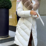 Elegant Casual Jacket with Faux Fur Collar