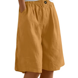 Hadubrandis – Shorts Longos e Arejados em Algodão para o Dia a Dia