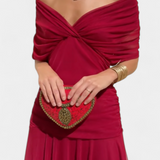 Alondra - Vestido longo Alondra com estampa floral e decote em V